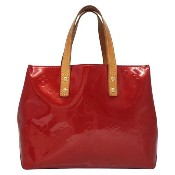 LOUIS VUITTON Monogram Vernis Reade PM Hand Bag Pomme D'amour M91990 Auth BA1427 - Picture 12 of 14